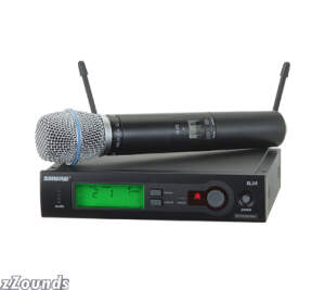 Shure SLX24BETA87A UHF Handheld Wireless