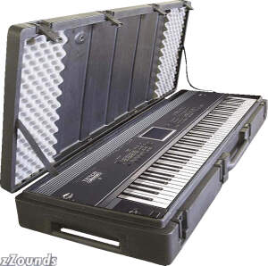 SKB R6020W 88 Key Roto Molded Keyboard Case with Wheels