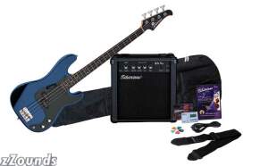 Silvertone LB11 Electric Bass Package