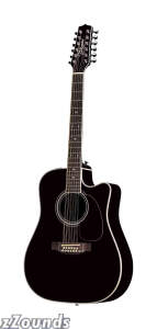 Takamine EF381SC 12 String Dreadnought Cutaway Acoustic Electric Guitar with Case