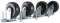 Ernie Ball Amp Casters  Standard Mount