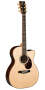 Martin OMCPA1 Orchestra Model Acoustic Electric Guitar with Case