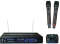 VocoPro UHF3205 Dual Rechargeable Handheld Wireless Microphone System