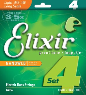 Elixir Nanoweb Electric Bass Strings