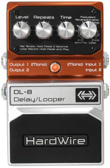 HardWire DL8 Delay/Looper Pedal