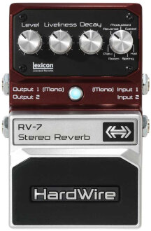 HardWire RV7 Stereo Reverb Pedal