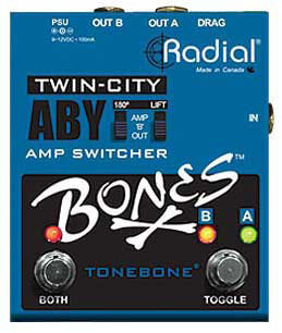 Radial Twin City Bones ABY Pedal
