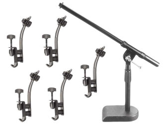 On-Stage Drum Set Mic Stand and Clips