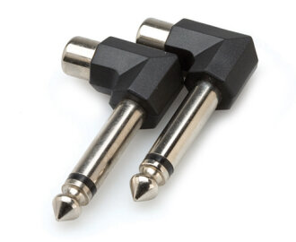 Hosa GPR-123 Right Angle RCA to Male TS
