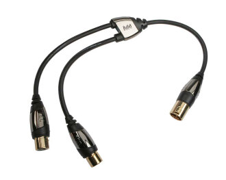 Monster Cable MCLMX2FX XLRM to 2 x XLRF