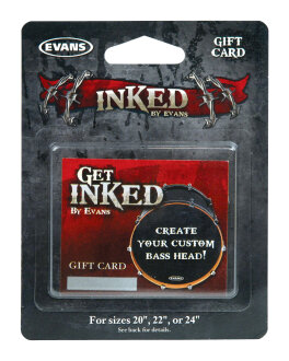 Evans Inked Custom Drumhead Gift Card