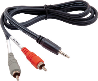 Hosa 1/8 in. Stereo to Dual RCA Cable