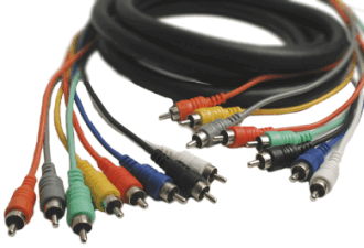 Hosa Multi-Track RCA Snake Cables x 8