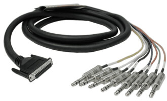Hosa Snake Cable 8 Stereo TRS to 25 Pin