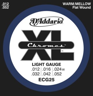 D'Addario ECG25 Chromes Flatwound String