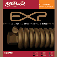 DAddario EXP Coated Acoustic Strings