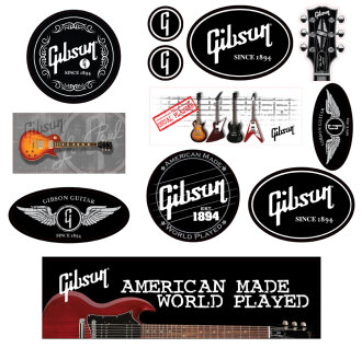 Gibson Branded Vinyl Stickers