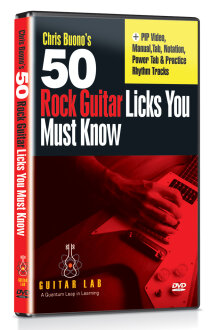eMedia 50 Rock Licks DVD Video