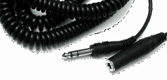 Hosa Coiled Headphone Extension Cable
