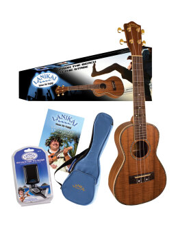 Lanikai LKPC Koa Concert Ukulele Package