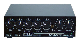 Rolls MX153 Mix Mate 5-Channel Mixer