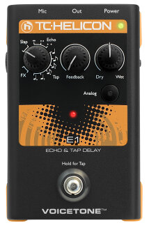 TC Helicon VoiceTone E1 Echo Delay Pedal