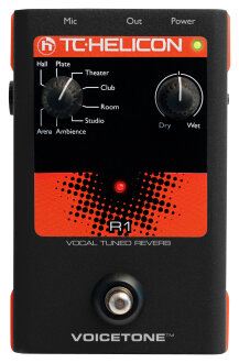 TC Helicon VoiceTone R1 Reverb Pedal