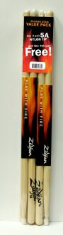 Zildjian 5A Nylon Tip Drumsticks