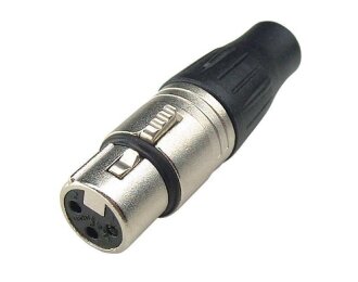 Neutrik NC3FX Female XLR - Silver