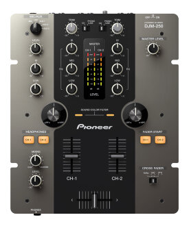 Pioneer DJM-250 DJ Mixer, 2-Channel