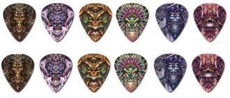 Clayton Bolt Guitar Picks, 12 Pack