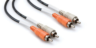 Hosa Nickel-Plated Dual RCA Cable