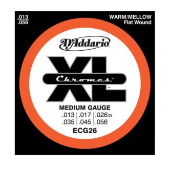 D'Addario ECG26 Chromes Flatwound String