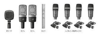 AKG Drumset Premium Microphone Package