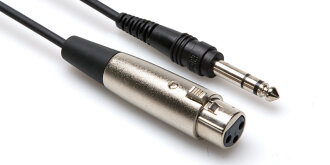 Hosa STXF XLR-F to Male TRS 1/4 in.