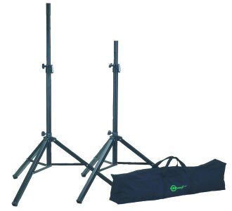 K&M Safe Lock Speaker Stands with Bag