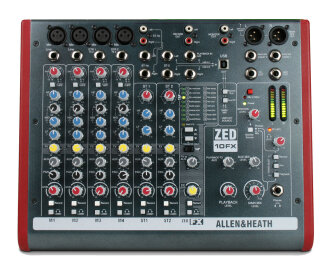Allen and Heath ZED-10FX Mixer with USB