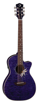 Luna Flora Passionflower Acoustic Guitar