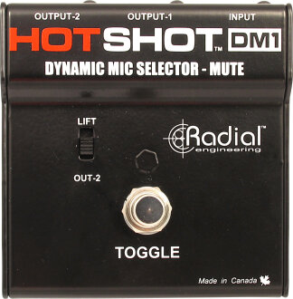 Radial Hot Shot DM1 Mic Switcher Pedal
