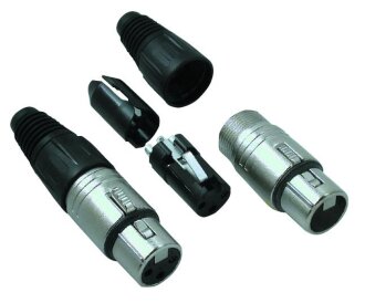 Neutrik NC3FX Female XLR - Silver