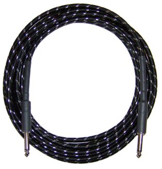 CBI Braided Black Instrument Cable