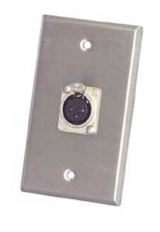Pro Co WP1004 Wall Plate w 1 XLRF
