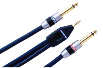 Monster Stereo 1/8 In to 2x1/4In Cable