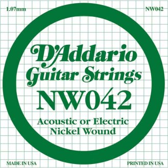D'Addario Wound Electric Guitar String