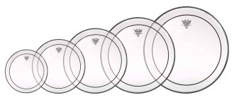 Remo Clear Pinstripe Tom Drum Head Pack