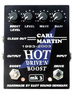 Carl Martin Hot Drive-N-Boost MK3 Pedal