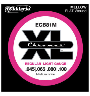 D'Addario ECB81M Flatwound Bass Strings