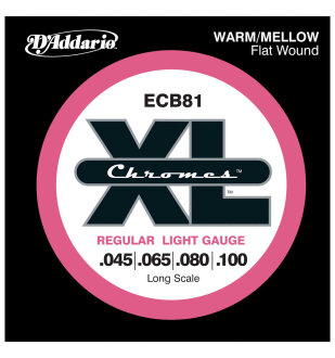 D'Addario ECB81 Flatwound Bass Strings