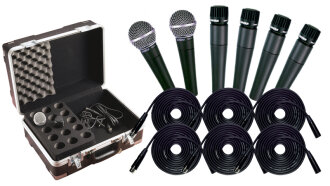 Shure SM57 and SM58 Microphone Pack