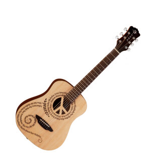 Luna Safari Peace Travel Acoustic Guitar
